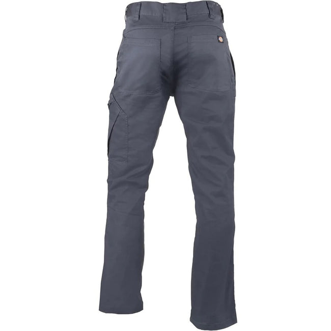 Gray - Back - Dickies Mens Action Flex Work Trousers