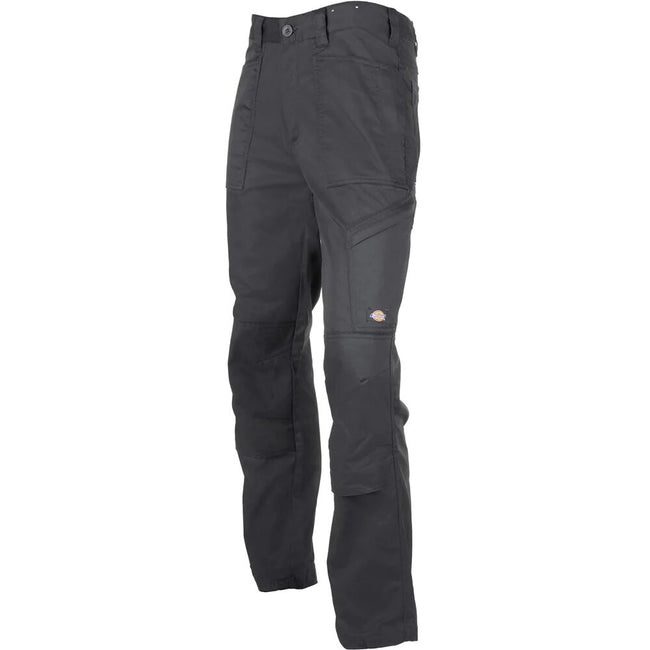 Black - Back - Dickies Mens Action Flex Work Trousers