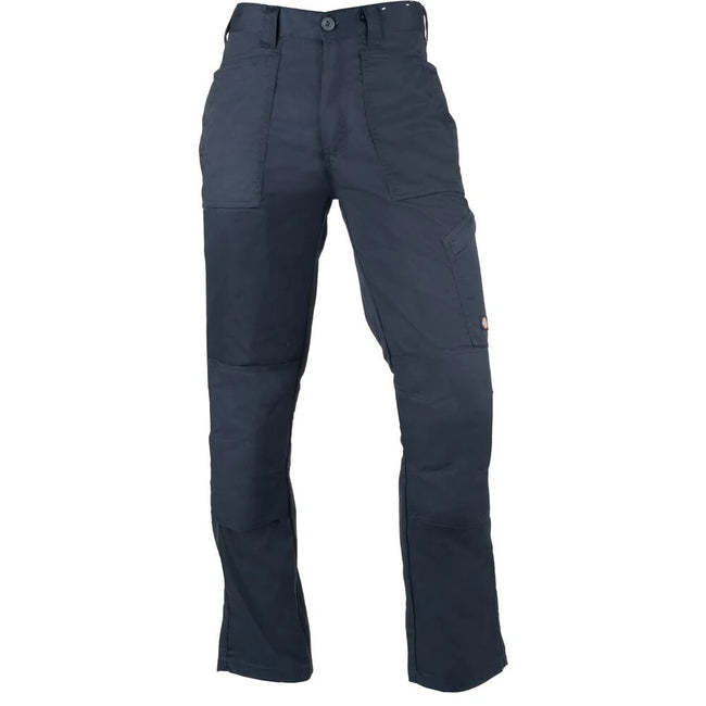 Navy Blue - Front - Dickies Mens Action Flex Work Trousers