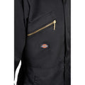 Black - Close up - Dickies Mens Redhawk Coveralls