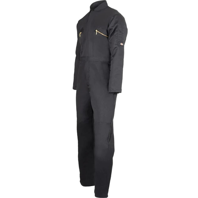 Black - Side - Dickies Mens Redhawk Coveralls