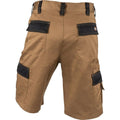 Khaki-Black - Back - Dickies Mens Everyday Shorts