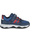 Navy-Red - Pack Shot - Geox Boys J Calco Sneakers