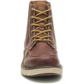 Brown - Close up - Caterpillar Mens Leather Covert Boots