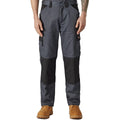 Gray-Black - Front - Dickies Mens Everyday Flex Colour Block Work Trousers