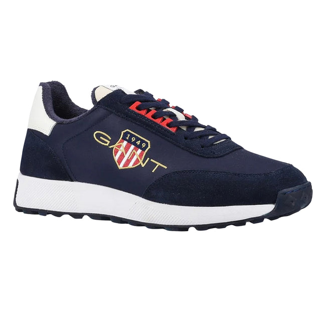 Marine - Front - Gant Mens Garold Suede Sneakers