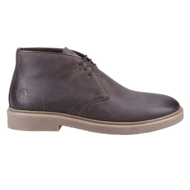 Chocolate Brown - Back - Cotswold Mens Bradford Ankle Boots