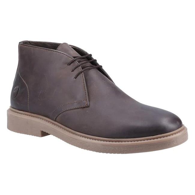 Chocolate Brown - Front - Cotswold Mens Bradford Ankle Boots