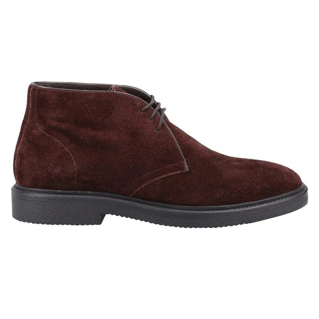 Brown - Back - Cotswold Mens Bradford Suede Ankle Boots