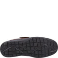 Brown - Back - Fleet & Foster Mens David Leather Shoes