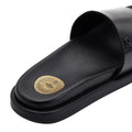 Black - Pack Shot - Base London Mens Harko Leather Sandals