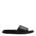 Black - Back - Base London Mens Harko Leather Sandals