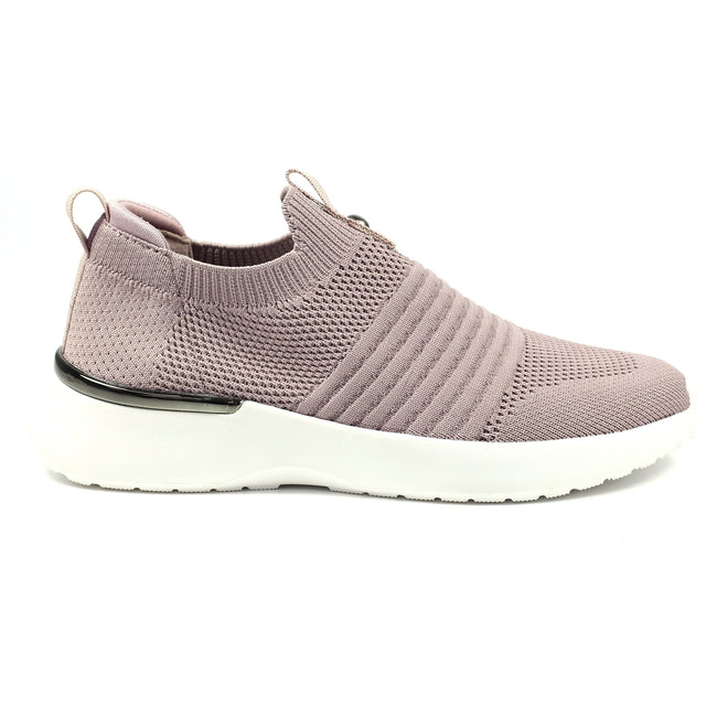 Lilac-White - Back - Lunar Womens-Ladies Serina Sneakers