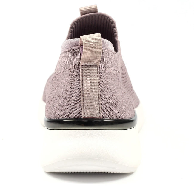 Lilac-White - Side - Lunar Womens-Ladies Serina Sneakers