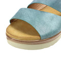 Blue - Lifestyle - Lunar Womens-Ladies Mandy Wedge Sandals