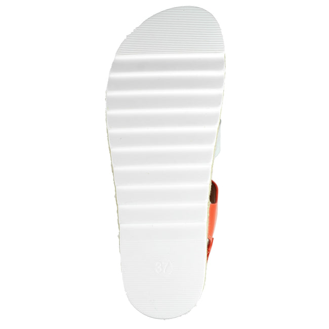 Orange - Pack Shot - Lunar Womens-Ladies Rage Sandals