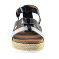 Black - Pack Shot - Lunar Womens-Ladies Rage Sandals