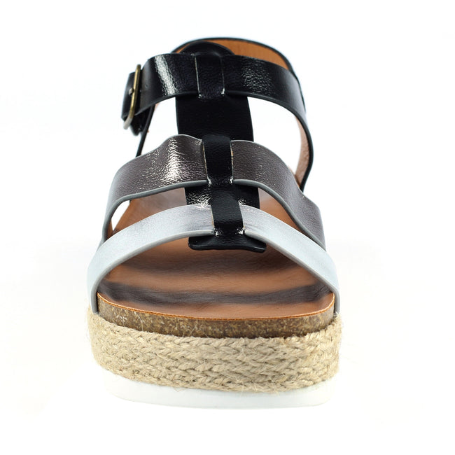 Black - Pack Shot - Lunar Womens-Ladies Rage Sandals