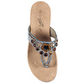 Blue - Pack Shot - Lunar Womens-Ladies Vision Sandals