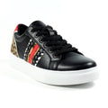 Black - Front - Lunar Womens-Ladies Sidewinder Sneakers