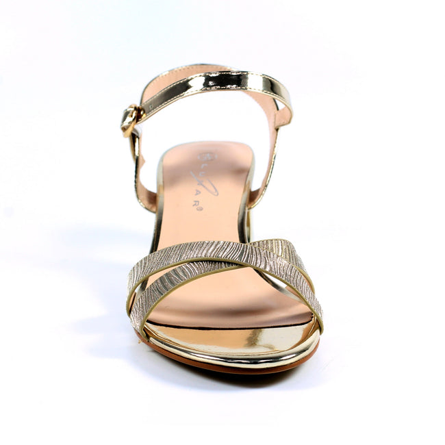 Gold - Pack Shot - Lunar Womens-Ladies Republic Sandals