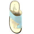 Light Grey - Close up - Lunar Womens-Ladies Shore Leather Sandals