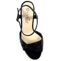 Black - Close up - Lunar Womens-Ladies Nara Sandals