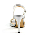 Silver - Back - Lunar Womens-Ladies Nara Sandals