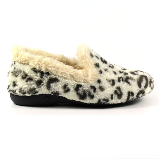 White - Side - Lunar Womens-Ladies Morgan Slippers