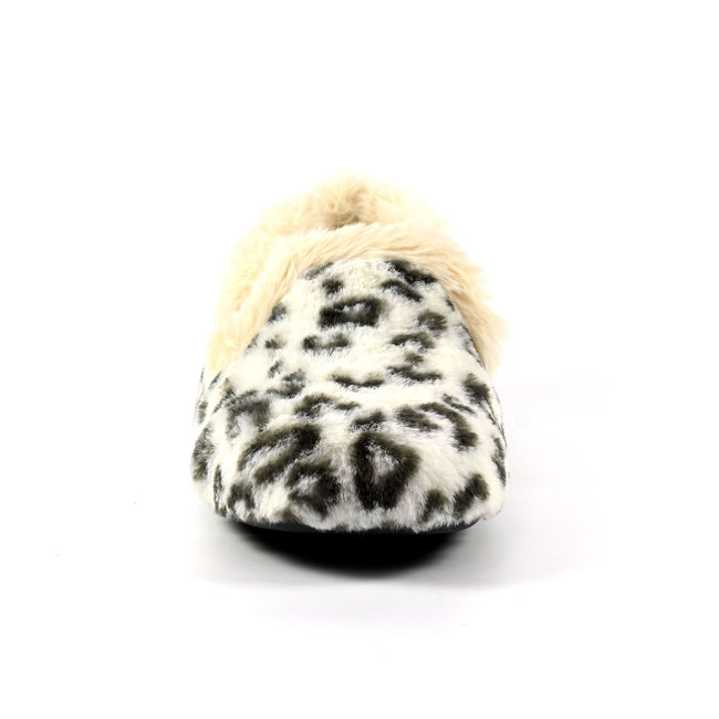 White - Close up - Lunar Womens-Ladies Morgan Slippers