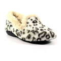 White - Front - Lunar Womens-Ladies Morgan Slippers