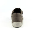Taupe - Back - Lunar Womens-Ladies Bianca Sneakers