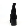 Black - Back - Lunar Womens-Ladies Stefan Ankle Boots