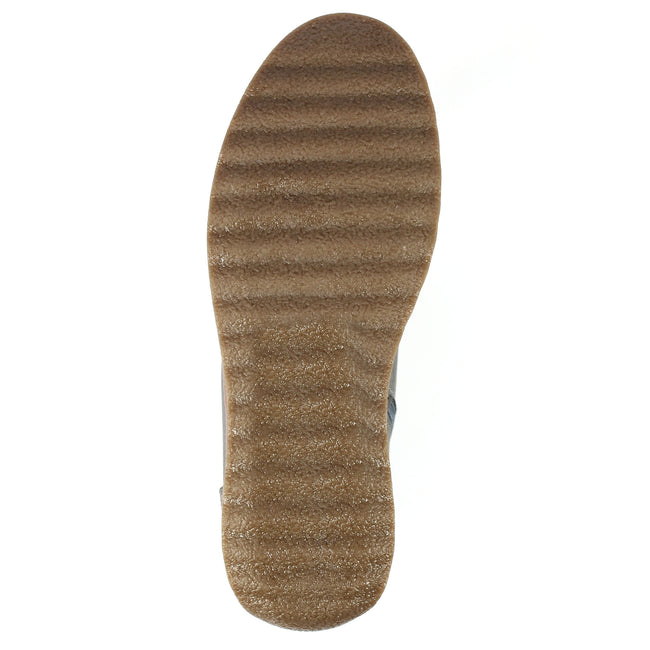 Gray - Side - Lunar Womens-Ladies Cheryl Nubuck Boots