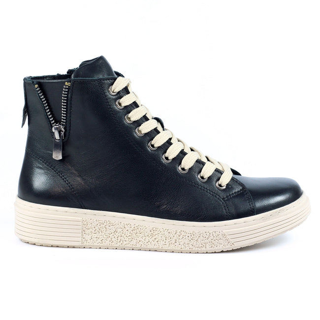 Black - Lifestyle - Lunar Womens-Ladies Danube Leather Boots