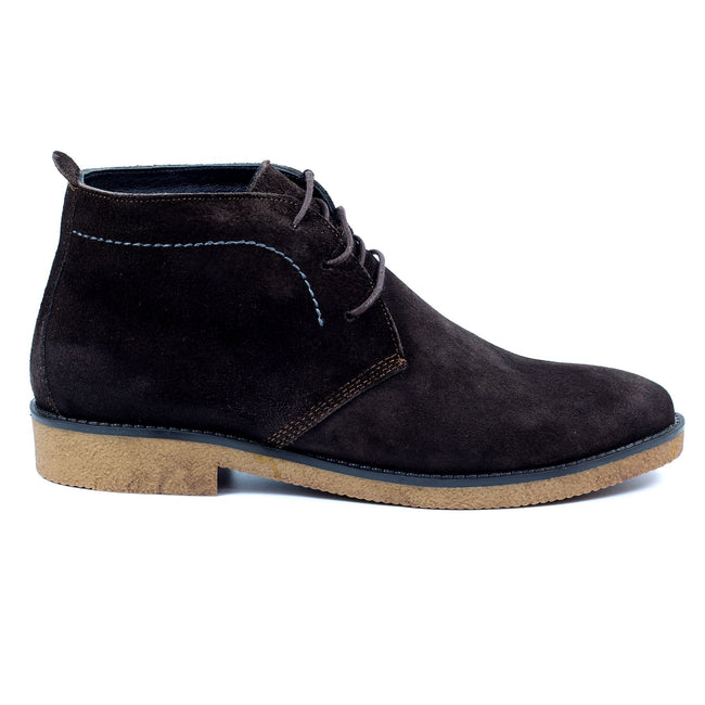 Brown - Lifestyle - Lazy Dogz Mens Baxter Suede Shoes