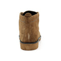 Tan - Back - Lazy Dogz Mens Baxter Suede Shoes