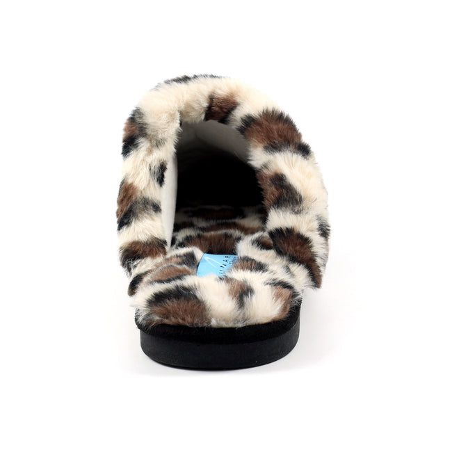 Black - Back - Lunar Womens-Ladies Bobbie Slippers
