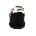 Black - Close up - Lunar Womens-Ladies Bobbie Slippers