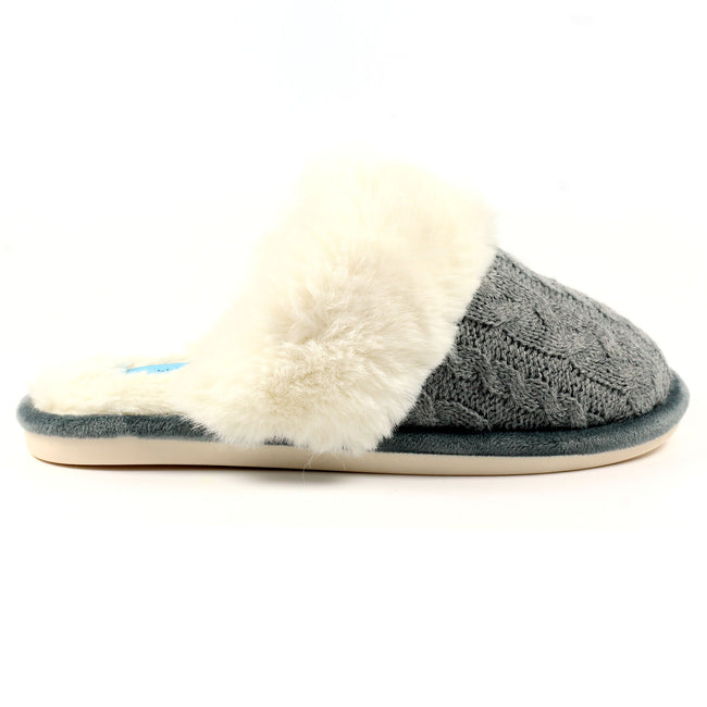 Gray - Lifestyle - Lunar Womens-Ladies Nika Slippers