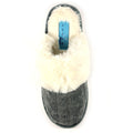 Gray - Pack Shot - Lunar Womens-Ladies Nika Slippers
