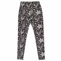 Black - Front - OnePointFive°C Womens-Ladies Hellfire Stranger Things Leggings