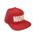 Red - Back - Marvel Logo Snapback Cap