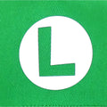 Green - Back - Super Mario Button Luigi Snapback Cap