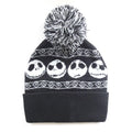 Black-White - Back - Nightmare Before Christmas Basic Snow Beanie