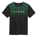 Black-Green - Front - Matrix Unisex Adult Bespoke Code T-Shirt