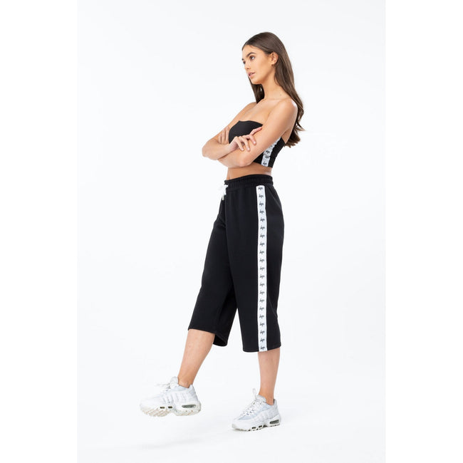 Black - Back - Hype Womens-Ladies Tape Culottes