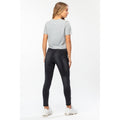 Gray - Side - Hype Womens-Ladies Script Crop Top