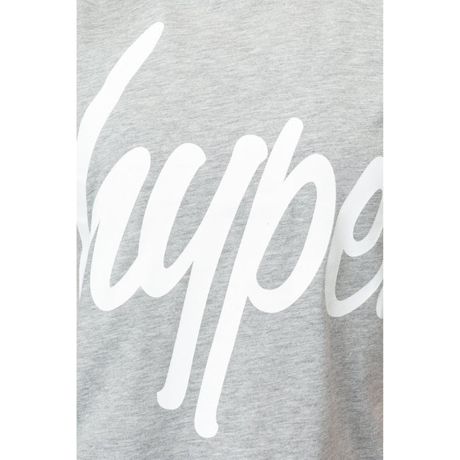 Gray - Lifestyle - Hype Womens-Ladies Script Crop Top