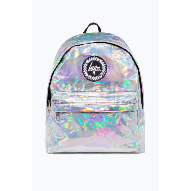 Silver - Front - Hype Holographic Backpack